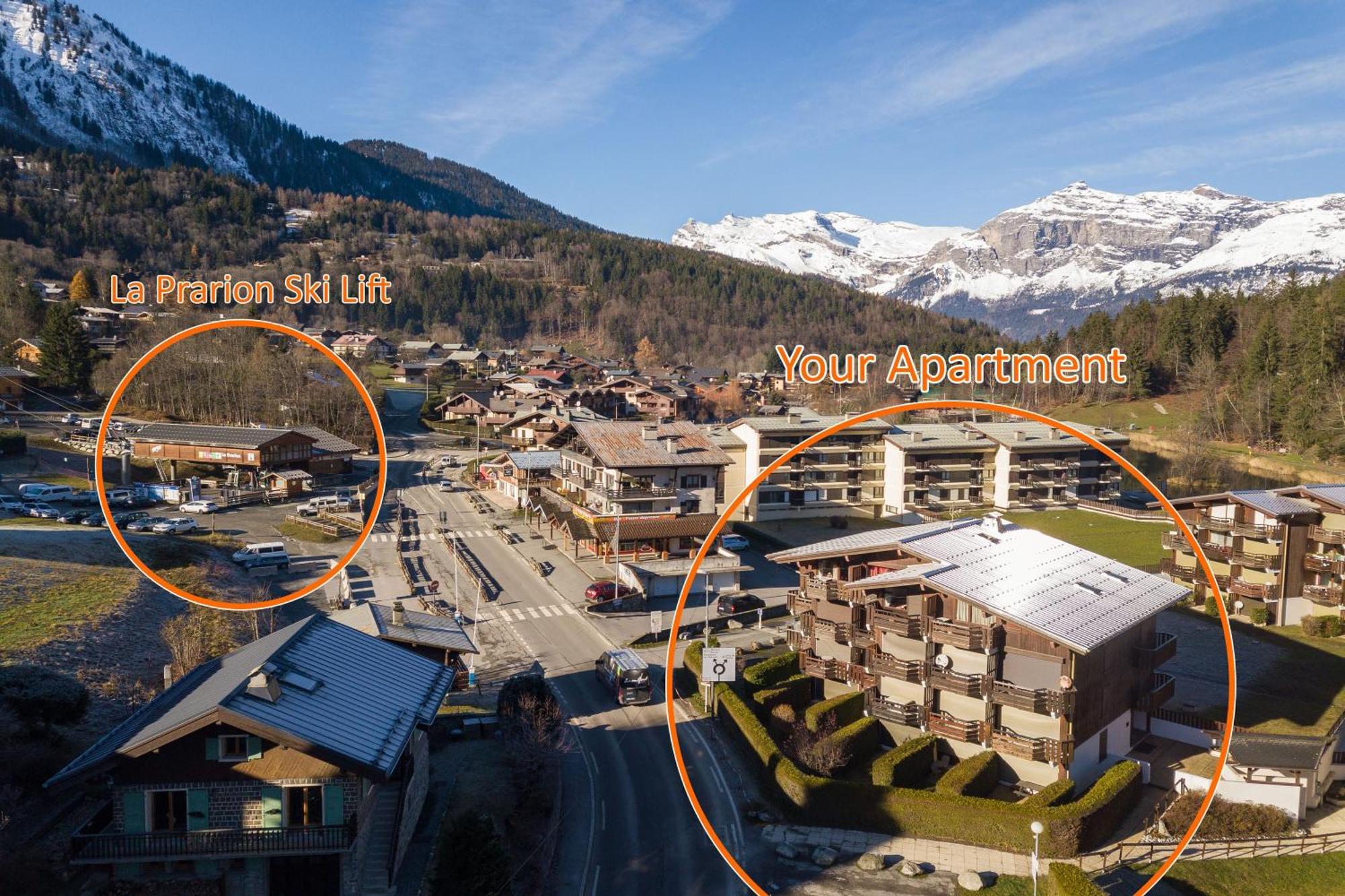 Residence Le Prarion 24A Ski In- Ski Out - Happy Rentals Les Houches Exterior photo